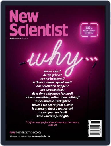 New Scientist November 20th, 2021 Digital Back Issue Cover