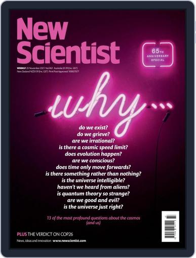 New Scientist Australian Edition November 20th, 2021 Digital Back Issue Cover