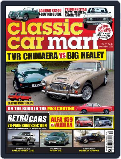 Classic Car Mart December 1st, 2021 Digital Back Issue Cover