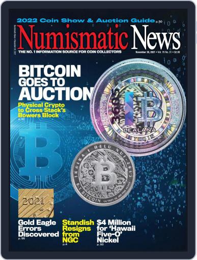 Numismatic News November 30th, 2021 Digital Back Issue Cover