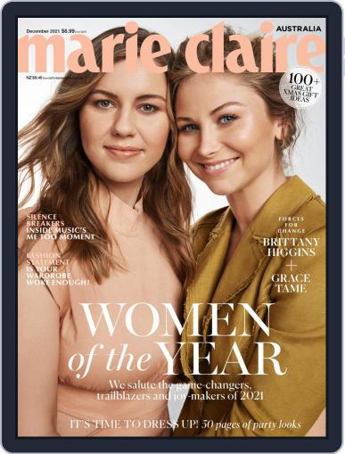 Marie Claire Australia December 1st, 2021 Digital Back Issue Cover