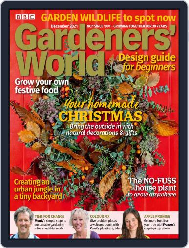 BBC Gardeners' World December 1st, 2021 Digital Back Issue Cover