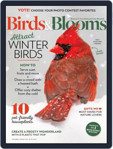 Birds & Blooms December 1st, 2021 Digital Back Issue Cover