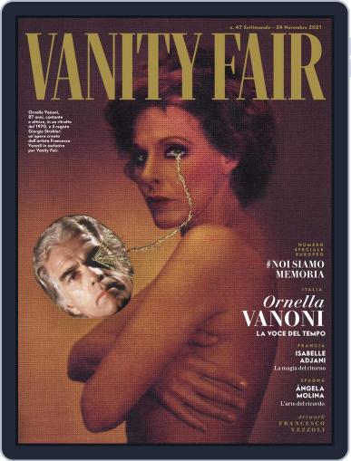 Vanity Fair Italia November 24th, 2021 Digital Back Issue Cover