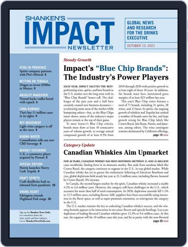 Shanken's Impact Newsletter (Digital) October 15th, 2021 Issue Cover