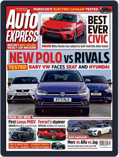 Auto Express November 24th, 2021 Digital Back Issue Cover