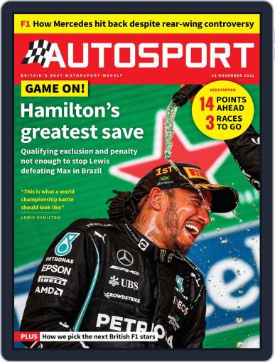 Autosport November 18th, 2021 Digital Back Issue Cover