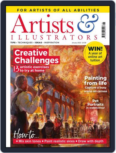 Artists & Illustrators January 1st, 2022 Digital Back Issue Cover