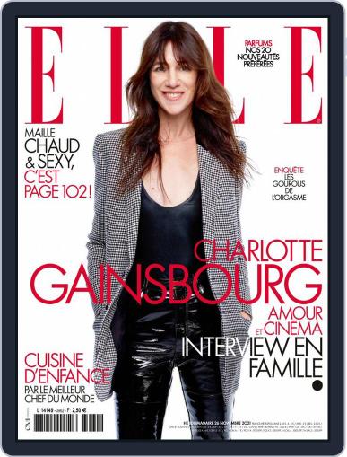 Elle France November 26th, 2021 Digital Back Issue Cover