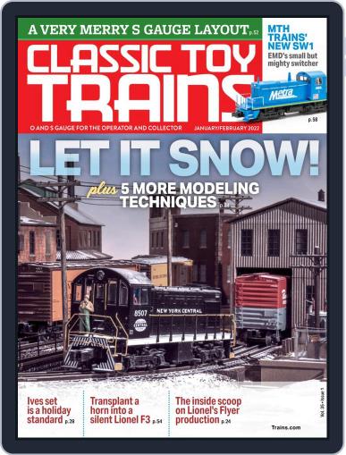 Classic Toy Trains January 1st, 2022 Digital Back Issue Cover