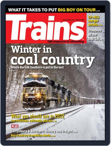Trains (Digital) January 1st, 2022 Issue Cover