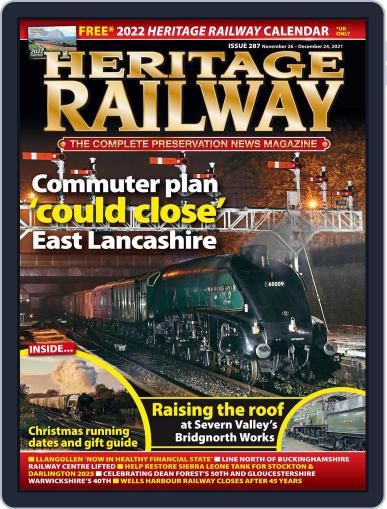 Heritage Railway November 23rd, 2021 Digital Back Issue Cover
