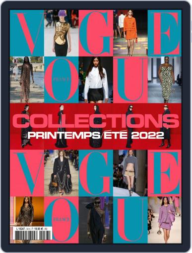 Vogue Collections January 1st, 2022 Digital Back Issue Cover