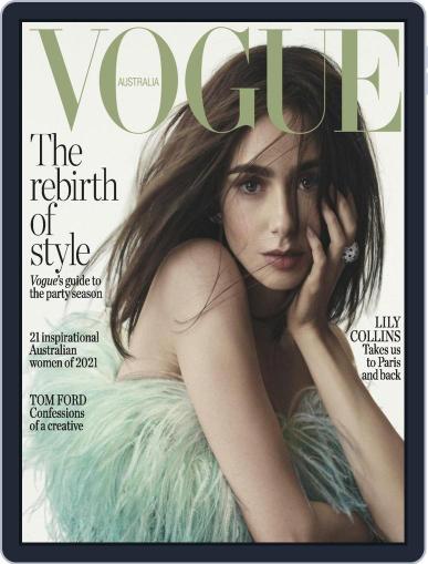 Vogue Australia December 1st, 2021 Digital Back Issue Cover