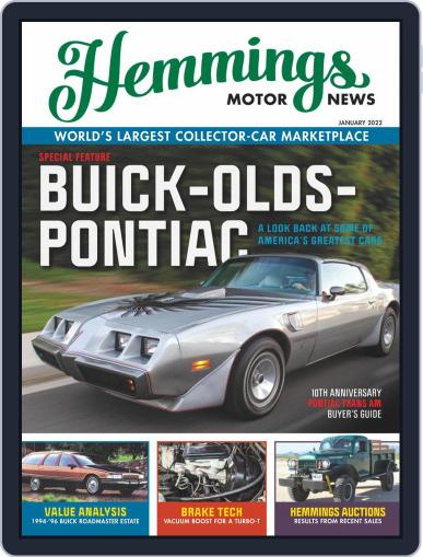 Hemmings Motor News January 1st, 2022 Digital Back Issue Cover