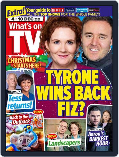 What's on TV December 4th, 2021 Digital Back Issue Cover