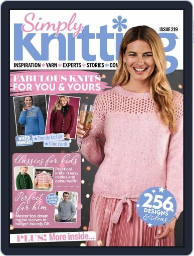 Simply Knitting January 1st, 2022 Digital Back Issue Cover
