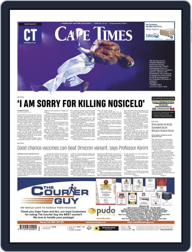 Cape Times November 30th, 2021 Digital Back Issue Cover