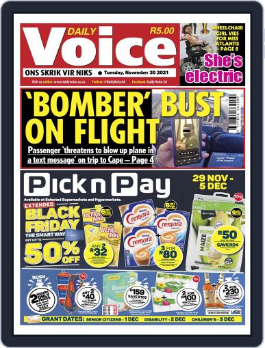 Daily Voice November 30th, 2021 Digital Back Issue Cover