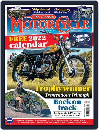 The Classic MotorCycle January 1st, 2022 Digital Back Issue Cover
