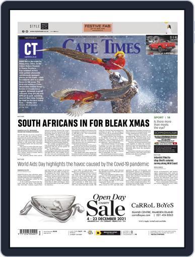 Cape Times December 1st, 2021 Digital Back Issue Cover