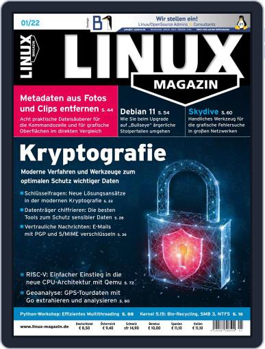 Linux Magazin germany January 1st, 2022 Digital Back Issue Cover