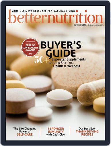 Better Nutrition November 1st, 2021 Digital Back Issue Cover