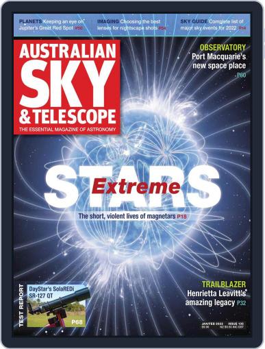 Australian Sky & Telescope January 1st, 2022 Digital Back Issue Cover