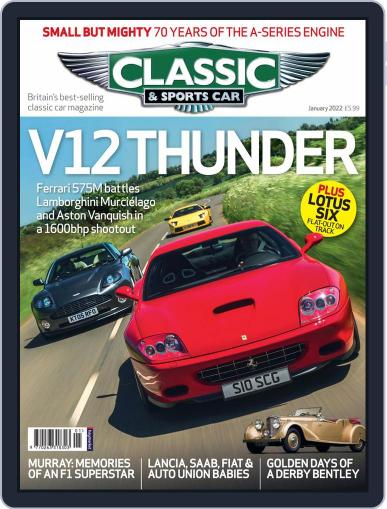 Classic & Sports Car January 1st, 2022 Digital Back Issue Cover