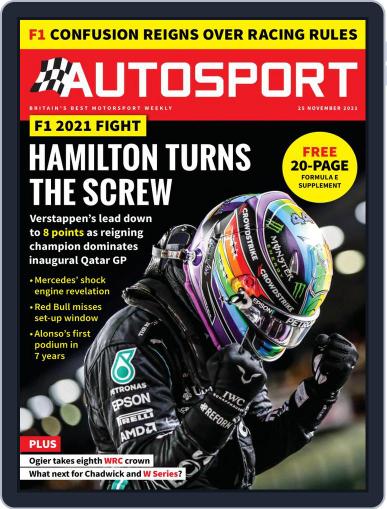 Autosport November 25th, 2021 Digital Back Issue Cover