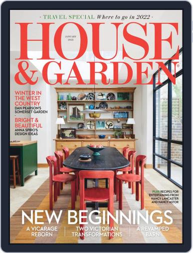 House and Garden January 1st, 2022 Digital Back Issue Cover