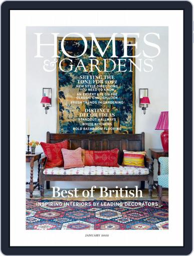 Homes & Gardens January 1st, 2022 Digital Back Issue Cover