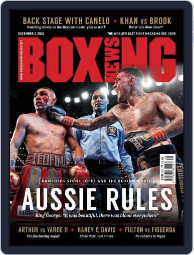 Boxing News December 2nd, 2021 Digital Back Issue Cover