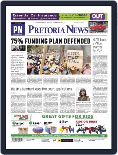 Pretoria News December 2nd, 2021 Digital Back Issue Cover