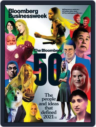 Bloomberg Businessweek December 6th, 2021 Digital Back Issue Cover