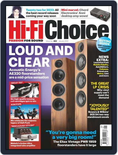 Hi-Fi Choice January 1st, 2022 Digital Back Issue Cover