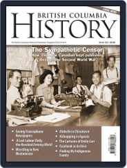British Columbia History (Digital) Subscription                    December 1st, 2021 Issue