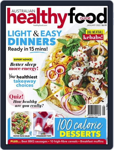 Healthy Food Guide January 1st, 2022 Digital Back Issue Cover