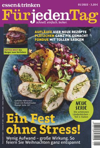 essen&trinken für jeden Tag (Digital) January 1st, 2022 Issue Cover