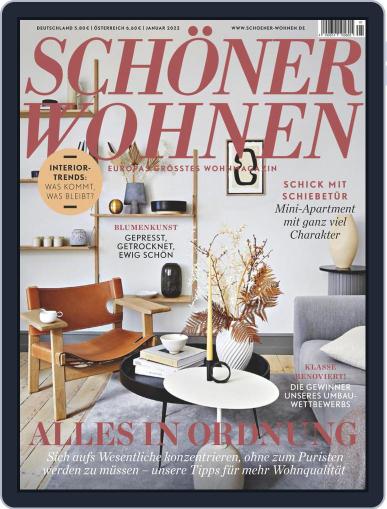 Schöner Wohnen January 1st, 2022 Digital Back Issue Cover
