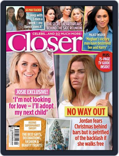 Closer December 11th, 2021 Digital Back Issue Cover