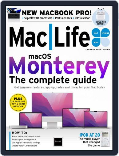 MacLife January 1st, 2022 Digital Back Issue Cover
