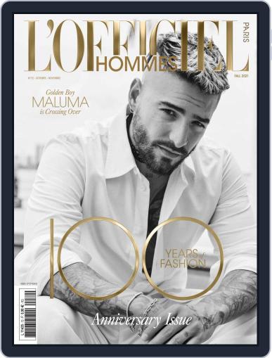 L'officiel Hommes Paris October 1st, 2021 Digital Back Issue Cover