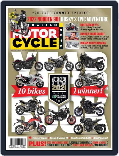 Australian Motorcycle News December 9th, 2021 Digital Back Issue Cover