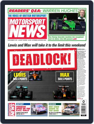 Motorsport News December 9th, 2021 Digital Back Issue Cover