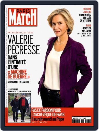 Paris Match December 9th, 2021 Digital Back Issue Cover