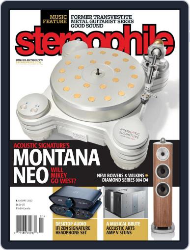 Stereophile January 1st, 2022 Digital Back Issue Cover