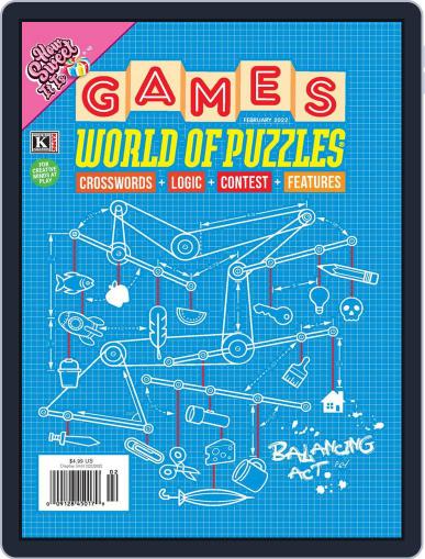 Games World of Puzzles February 1st, 2022 Digital Back Issue Cover