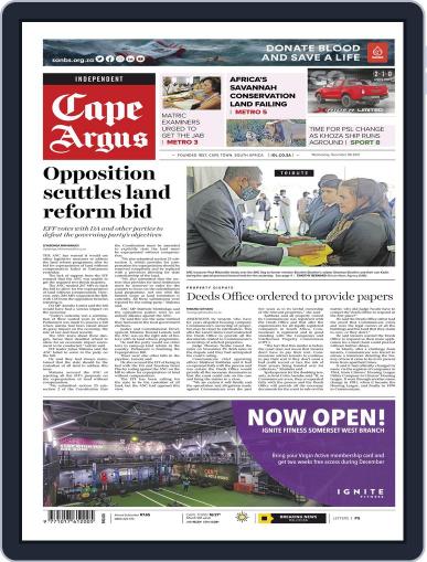 Cape Argus December 8th, 2021 Digital Back Issue Cover