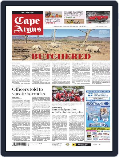 Cape Argus December 10th, 2021 Digital Back Issue Cover